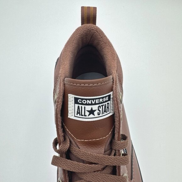 Converse Men's Chuck Taylor CTAs Malden Street Mid Boots Water Repellent Brown - Picture 9 of 10